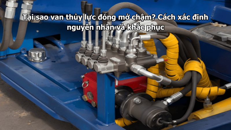 Tại sao van thủy lực đóng mở chậm? Cách xác định nguyên nhân và khắc phục