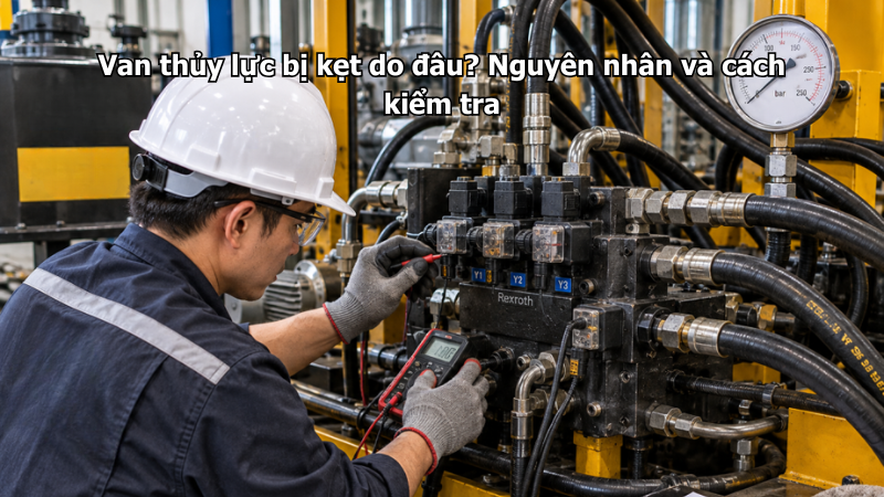 Van thủy lực bị kẹt do đâu? Nguyên nhân và cách kiểm tra